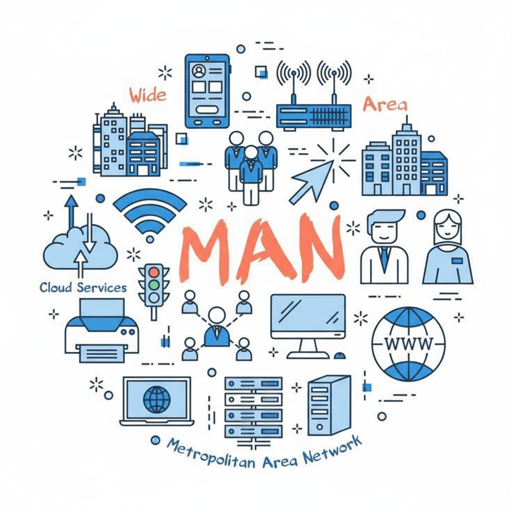 Ingenieros diseñando la topología de la WAN